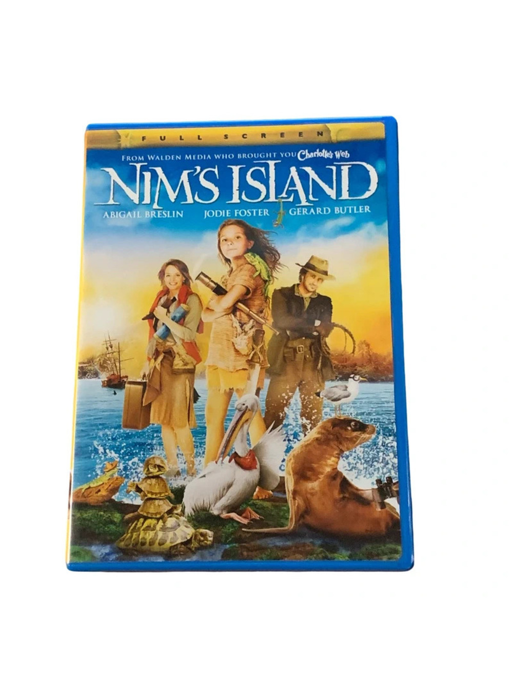 Nim’s Island DVD Full Screen Movie w/ Commentary Featurettes Deleted